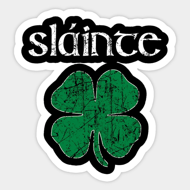 Slainte Shamrock Sticker by oyshopping